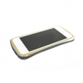 Алюминиевый бампер для iPhone 5/5S DRACO Elegance Gold/Blue (Золотистый/Синий) DR50A6-GBU